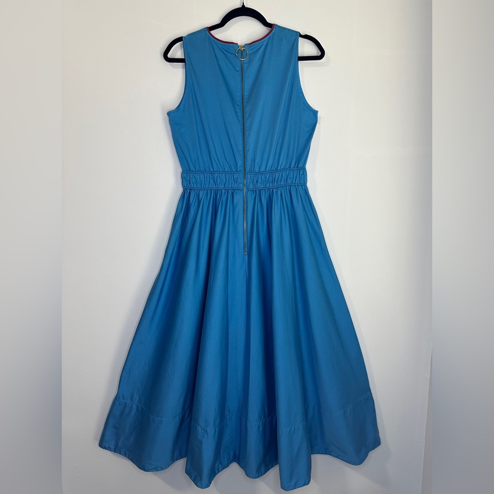 Roksanda Collective Blue Midi Dress Size 4 - read description - Picture 8 of 9
